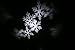 AOWIN Outdoor LED Lights Waterproof White Snowflake Landscape Projector (Cool White)
