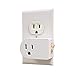 Uninex PS27 Single Grounded Outlet On/Off Power Switch with Amber Light, ETL Listed, White, 1-Pack
