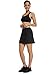 Ibeauti Womens Back Pleated Athletic Tennis Skorts Golf Skirts with 3 Pockets Mesh Shorts for Running Active Workout
