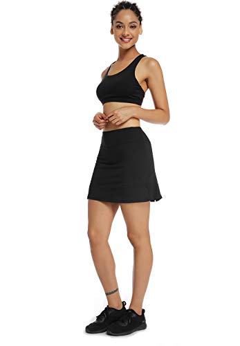 image for Ibeauti Womens Back Pleated Athletic Tennis Golf Skorts Skirts with 3 