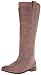 Frye Paige Tall Riding Boots for Women Made from Antiqued Italian Leather with Overlapping Front Panels, Stacked Leather Heel, and Leather Outsole – 16” Shaft Height