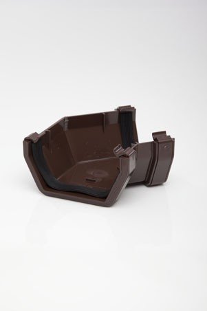 POLYPIPE RS204 Brown 135 Degree Angle for 112 x 65mm Square guttering System