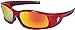 Crews SR13R Swagger Brash Look Polycarbonate Dual Lens Glasses with Crimson Red Frame and Fire Red Lens