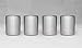 YETI Rambler 10 oz Lowball, Vacuum Insulated, Stainless Steel with Standard Lid, 4 Pack