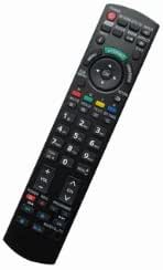 Amazon Com Universal Replacement Remote Control For Panasonic Th 42pz80u Th 50pz80ua Th 42pwd8 Th 50ph9xk Viera Lcd Led Plasma Hdtv Tv Electronics