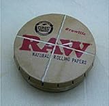 RAW Natural Rolling Papers - Metal Pop Up Storage Tin (1 Tin)