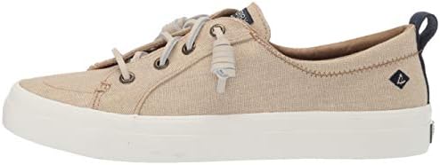 women's crest vibe washed linen sneaker