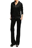 Zenana Womens Velour Suit Set
