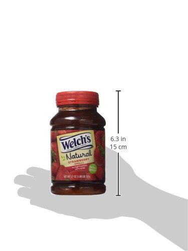 WELCH’S NATURAL STRAWBERRY SPREAD, 27 OZ