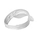 White Sun Visors for Women and Girls, Long Brim Thicker Sweatband Adjustable Hat for Golf Cycling Fishing Tennis Running Jogging and Other Sports