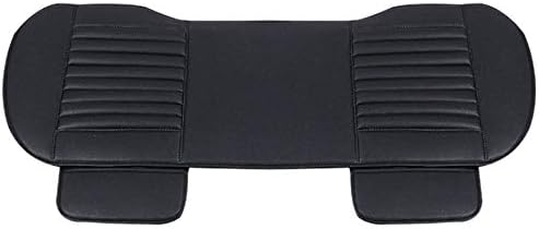 HermosaUKnight PU Leather Car Seat Cover Universal Car Rear Seat Pad Backless Seat Cushion-black
