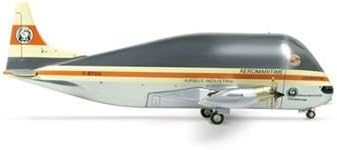 HE515528 Herpa Airbus B377SGT 1/500 Super Guppy Turbin Model Plane