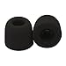 Veritas Memory Foam Earphone Tips Foam Tips (Fits 4mm-5.5mm Diameter Nozzle, Black, 4 Pairs, Medium)