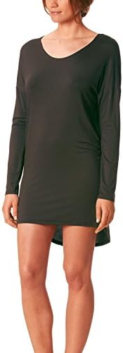 Mey 16073-928 Women's Lovestory Diamond Black Night Gown Nightdress XXLarge