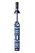 VINRELLA Wine Bottle Umbrellas | Compact, Light, No Drip, Fun Gift, Manual, Waterproof, Anti-UV | Small Folding Bottle Umbrella for Rain - Tribal Blue