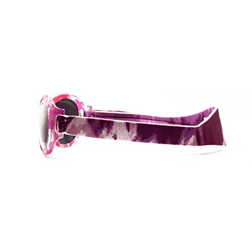 Kidz Banz Retro Banz Oval Kidz Sunglasses, Pink Diva Camo 2-5 Years