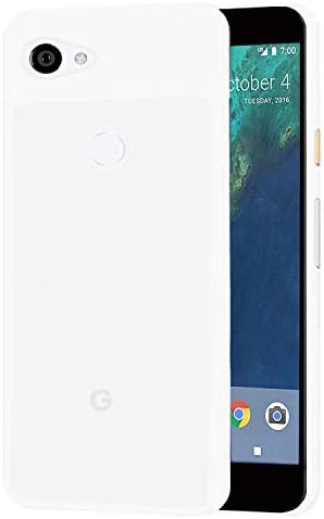 Slim Fit Google Pixel 3a XL Minimalist Case, Full Body Ultra-Light Ultra-Thin Anti-Scratch Non-Slip Hard PC Protecor Case for Google Pixel 3a XL (2019) 6.0 inch, Matte Protection Cover- Frosted White