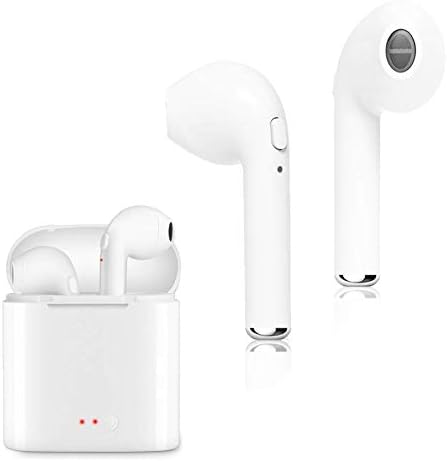 Wireless Bluetooth Headphones Stereo Mini Bluetooth Earbuds with Mic and Charging case for iPhone X 8 7 6 Plu，Samsung Galaxy S7 S6 and Smartphone etc … … …