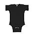 Rabbit Skins Baby Bodysuit Girl & Boy | Newborn 0-3 Months to 24 Month Toddler, Snap Easy Closure, Black, 18 Months