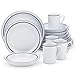 Dansk Bistro Christianshavn Blue 16 Piece Dinnerware Set
