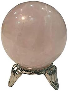 Rose Quartz Ball/Sphere 40-45 mm Natural Gemstone for Reiki, Vastu, Feng Shui, Crystal Healing