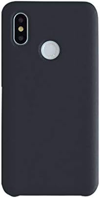 XiaoMi Mi 8 /Mi 8 Pro/Mi 8 Lite/Mi 8 SE Lite Case TPU+PC Liquid Silicone Shockproof Case Bumper Soft Microfiber Cloth Lining Basic Cover Case for XiaoMi Mi 8 (Black, Xiaomi 8 Pro)