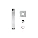 MODONA SA43-A 5-Inch Square Ceiling Shower Arm with Flange Solid BRASS