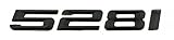 New BMW 528i Black Emblem / Badge / Decal / Name Plate for 528 i Replaces OEM