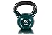 Prosource Fit Vinyl Coated Cast Iron Kettlebells Color-Coded 5 to 45 lb. with Extra Large Handles for Home and Gym Workouts