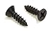 Bolt Dropper Black Oxide Coated Stainless Screw - Flat Head Phillips Wood Screws - Small Screw Hardware Suitable for Cabinet - Corrosion-Resistant Fasteners (25 Pack of 6 X 1/2)