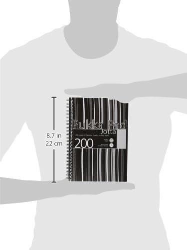 Pukka Pads A5 Polypropylene Striped Cover Jotta Pad - Black - Image 4