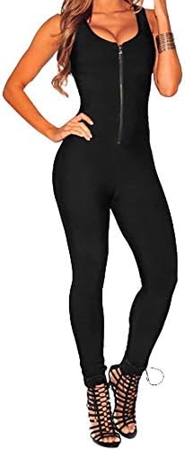 Happy Cool Women's Jumpsuits Elegant Button Long Leg Legging Jumpsuits Romper