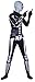 Riekinc Halloween Spandex Zentai Cosplay Costume Skull Trooper Costume Adult/Kids