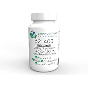 Bio-Innovations B2-400 Riboflavin 400 mg (120 Vegetable Capsules)