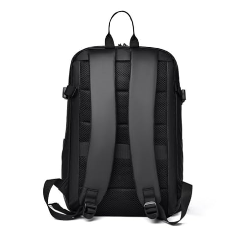 Dynamart Mochila Impermeavel para Notebook 15 6 45x30x16 cm 38L Preta Reforcada Antifurto Expansivel Viagem Trabalho Faculdade Executiva USB Resistente