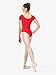 Adult Short Sleeve Dance Leotard D5102BLKL Black Large