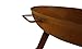 MagJo Rustic Cast Iron Wood-Burning Fire Pit Bowl, 30 Inch Diameter (Rust)