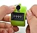 Bluecell World Bluecell Green Color Handheld Tally Counter 4 Digit Display for Lap/Sport/Coach/School/Event