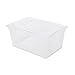 Rubbermaid Commercial Products Polycarbonate Food Storage Box/Tote, 16.5 Gallon, Clear, for Restaurant/Kitchen/Cafeteria