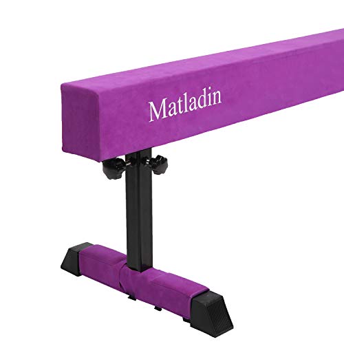 Matladin 7.7ft Adjustable Wood Balance Beam Gymnastics for Home, Extra Firm Balance Beams Gymnastics Equipment for Practice Training Kids Adults - Thumbnail 6