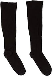 Medline COMPRECARES Liner Compression Socks, 10-15mmHG, Black, Size Medium