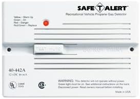 Safe T Alert RV Trailer Camper Lp Gas Alarm Flush Mount White 40-442-P-WT