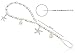 2 Pcs Foot Jewelry Anklet Chain Bracelet Barefoot Sandals with Starfish, Shell