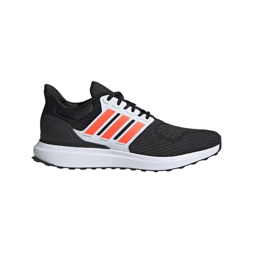 adidas Men’s UBounce DNA Sneaker, Black/Solar Red/White, 7