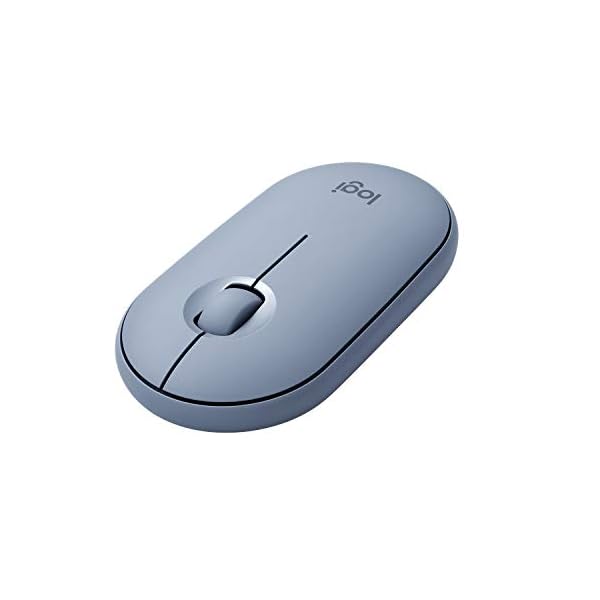 Logitech Pebble Wireless Mouse with Bluetooth or 2.4 GHz Receiver, Silent, Slim Computer Mouse with Quiet Clicks, for…