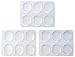 Drum Damper Gel Pads For Drums Tone Control, Non-toxic Silicone Drum Dampeners, Clear Resonance Pads For Drum Muffling (18 Pack)