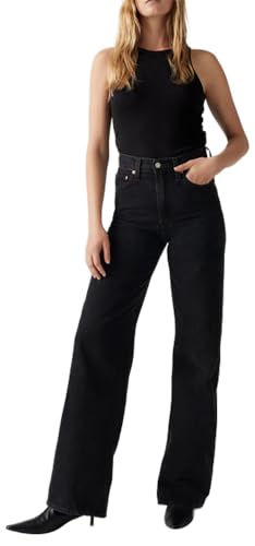 Levis Womens Ribcage Wide Leg H223 Shorts, Rosie Posie,
