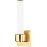 Mill Valley - 1 Light Wall Sconce-12.25 Inches Tall and 4.5 Inches Wide-Aged Brass Finish
