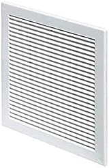 Awenta Plastic Air Vent Grille Cover 300x300mm White with Insect Grid