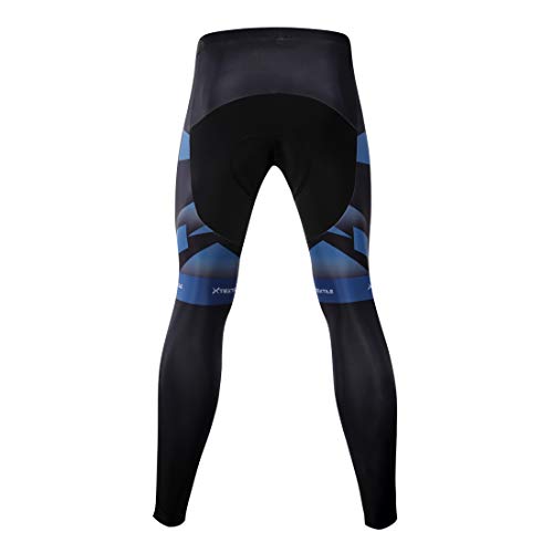 image for Xtextile Men's Bicycle Pants 4D Coolmax Padded Cycling Tights Leggings